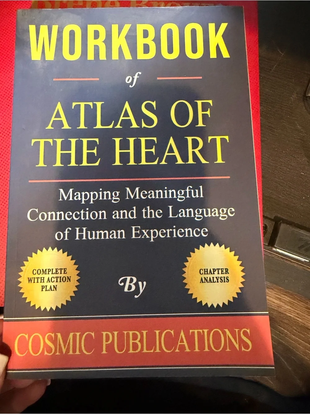 Workbook of Atlas of the Heart - Navy and Red